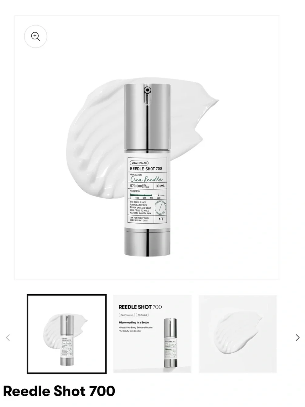 SKIN CARE —COS Silver Cica Reedle Shot Serum Trio